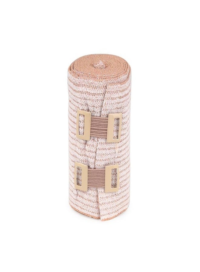 Qintreesify 10pcs Skin Color Elastic Bandage Clips,Wrap Clips Stretch Metal Clips,Ace Bandage,Large Bandaids,Replaceable Wrap Clips Adhesive Bandages for Various Types Bandages - Image 3